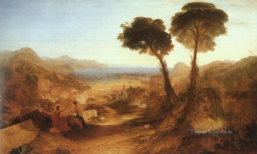 ジョセフ・マロード・ウィリアム・ターナー Painting - アポロとシビュラのロマンチックなターナーがいるバイエ湾